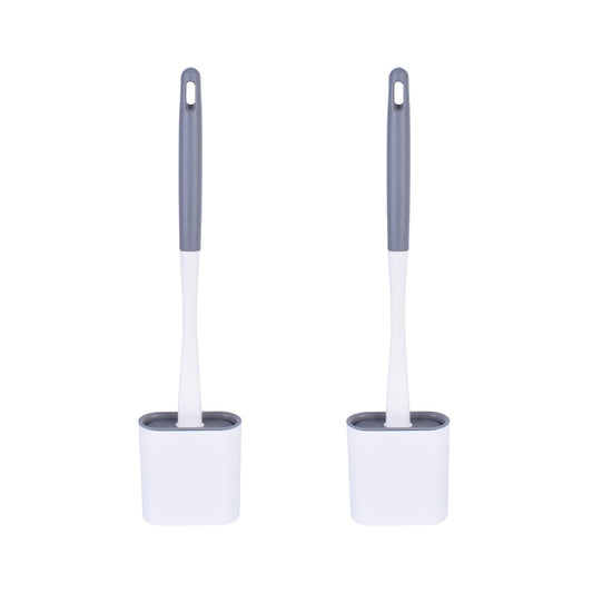 2 Pcs Toilet Brush Set