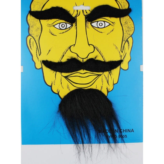 Party Mustache, eyebrows and beard