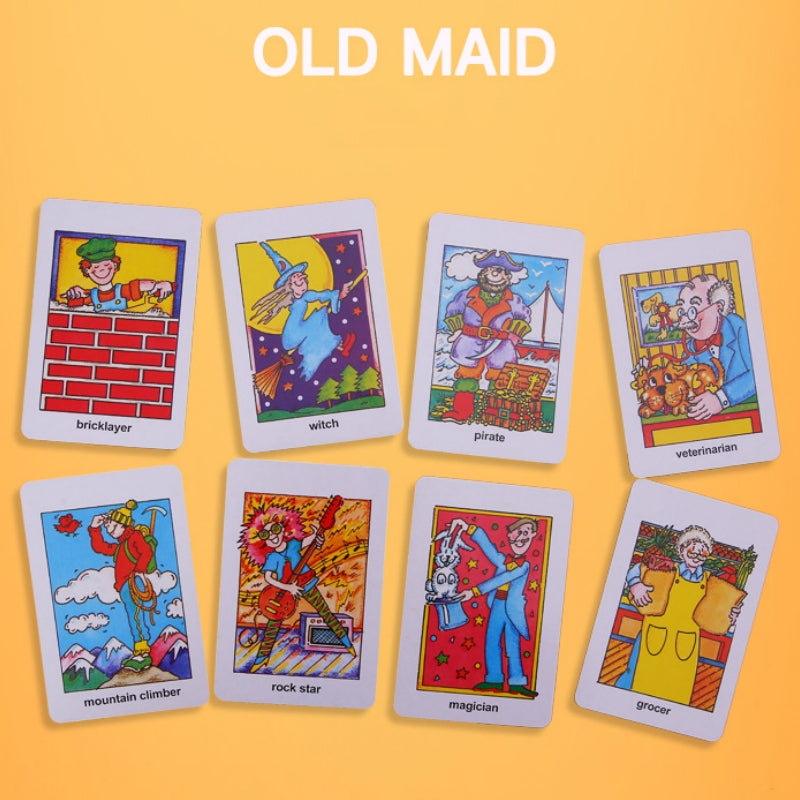 Crazy Eight Hearts Old Maid Fish Educational children card games - Fish