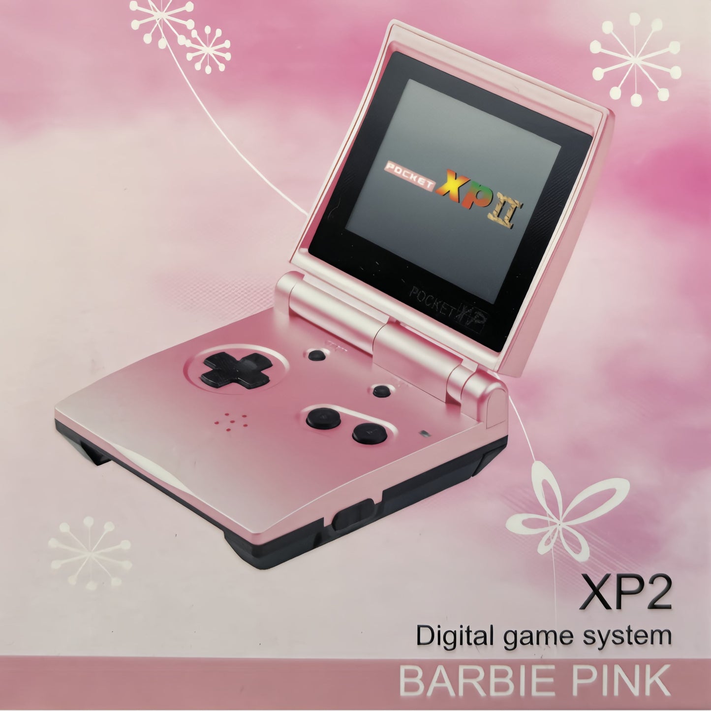 Pocket XP 2 Handheld Game Console – Built-in Classic Games, Game Boy Style, Portable Retro Gaming - Yellow