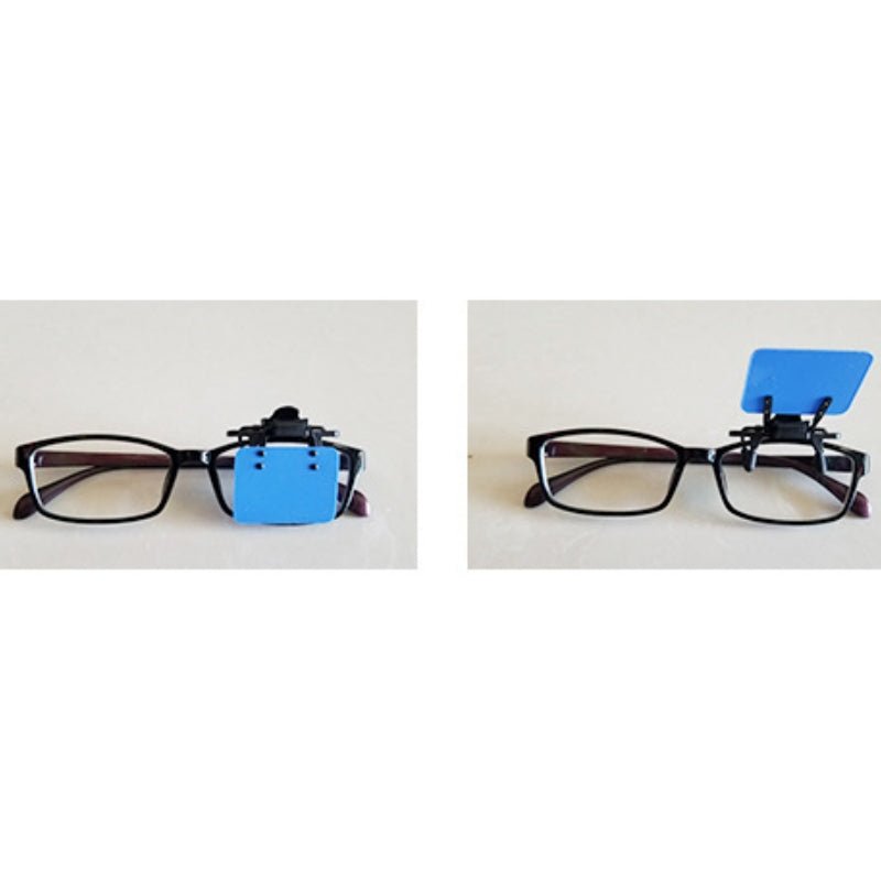 ISSF Flip-Up Eyeshield Sport Shooting Eye Shield Aim Blocker Targeting Sight Cover Blinding - Yellow-Horizontal 4x3cm