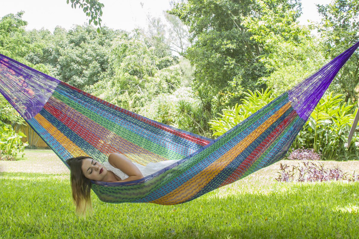 Colorina Cotton Mexican Hammock – Queen Size