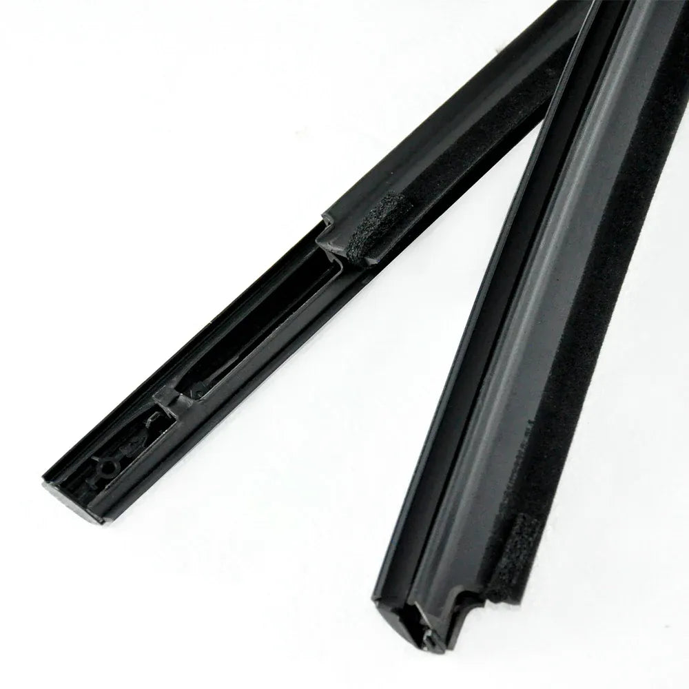 Outer Door Weather Window Rubber Seals Fit for Ford Ranger 2019-2023 Series Moulding Trim Strips Car Modification Accessories Black 4Pcs